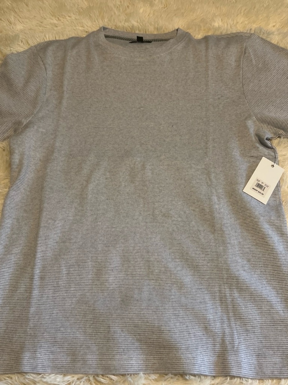 Sperry Men's Short Sleeve Crew Tee in Light Blue Heather